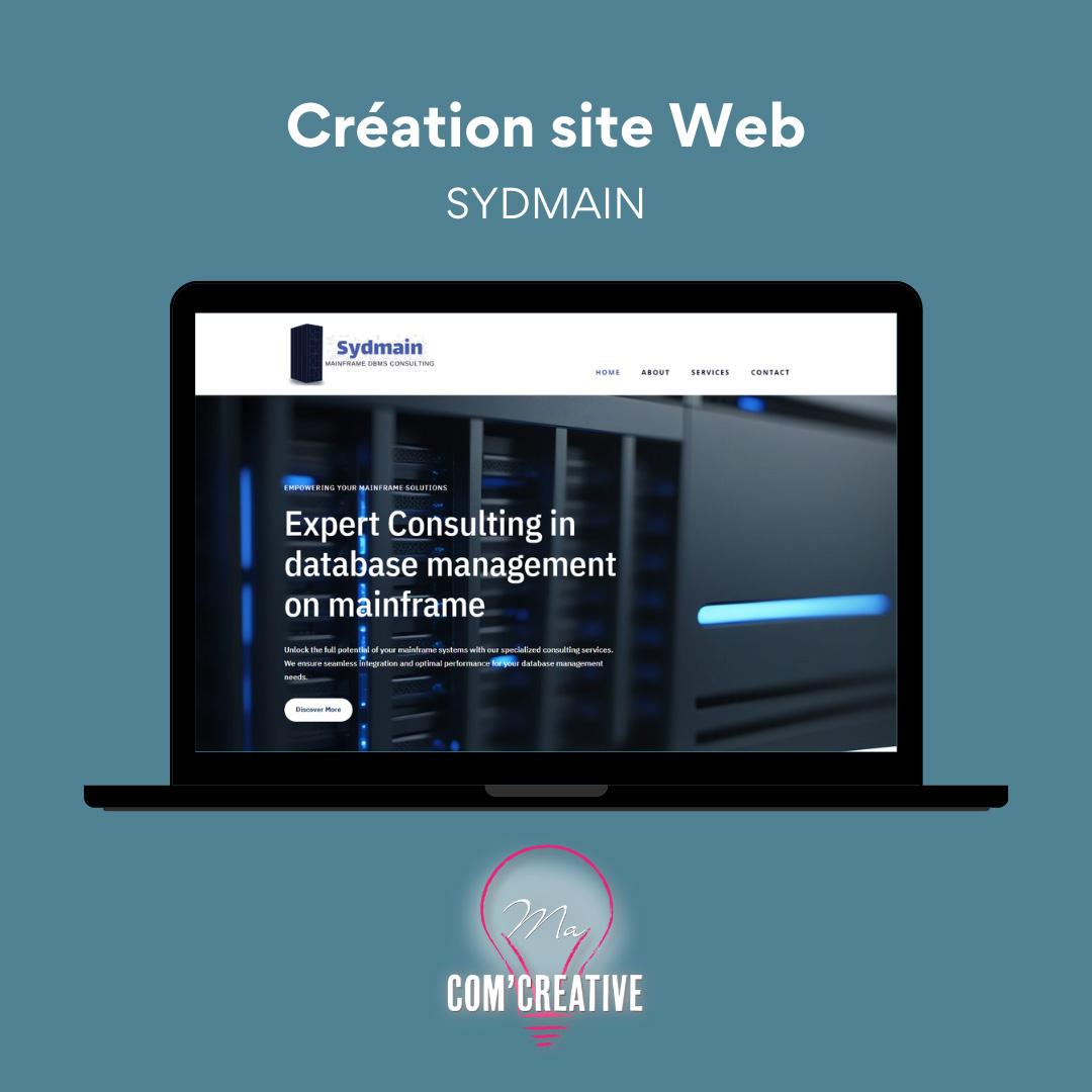 Création Site Web - Sydmain - Ma Com'Creative